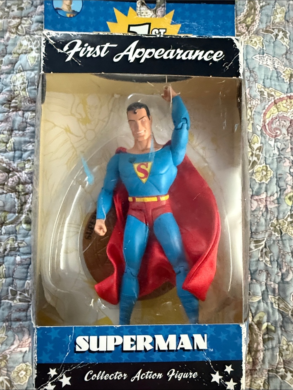 DC Superman Action Figure - Blue, Red, Yellow